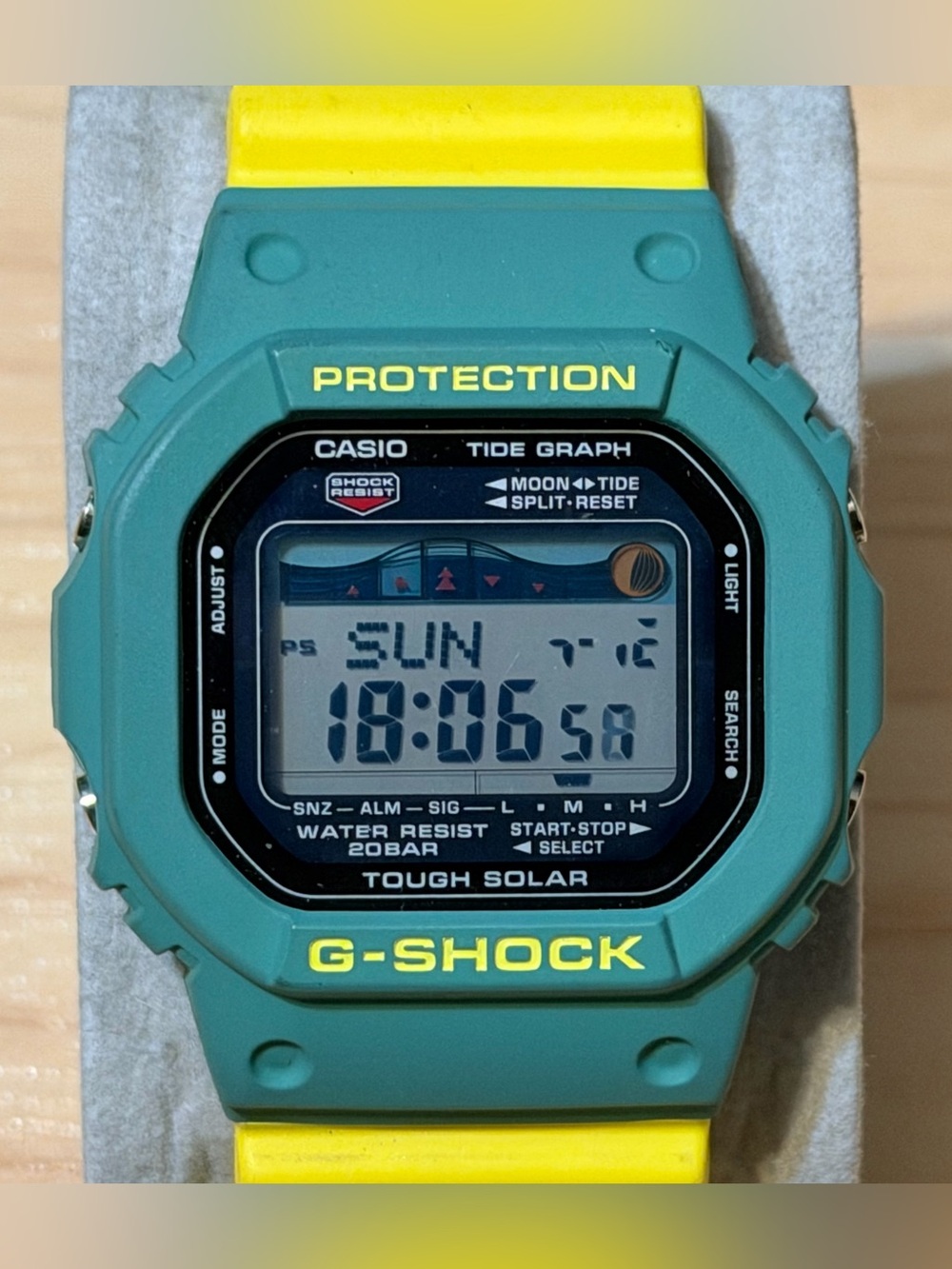Casio G-Shock GRX-5600SRF-3 Surfrider Foundation Solar Tide Digital Watch READ